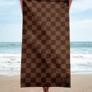 Louis Vuitton Beach Towel Fashion Summer Item Accessories Soft Cotton Luxury