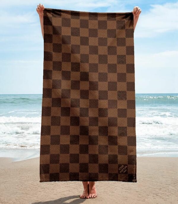 Louis Vuitton Beach Towel Fashion Summer Item Accessories Soft Cotton Luxury