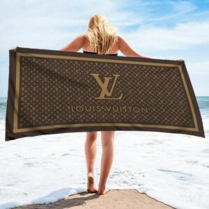 Louis Vuitton Beach Towel Luxury Fashion Accessories Soft Cotton Summer Item