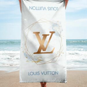 Louis Vuitton Beach Towel Luxury Soft Cotton Fashion Summer Item Accessories