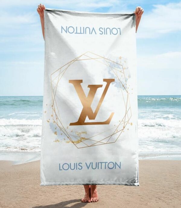 Louis Vuitton Beach Towel Luxury Soft Cotton Fashion Summer Item Accessories