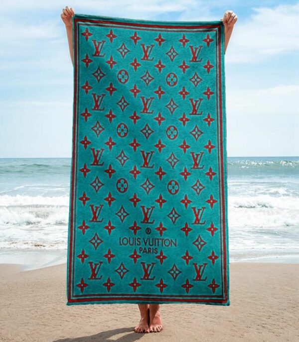 Louis Vuitton Beach Towel Luxury Soft Cotton Summer Item Accessories Fashion