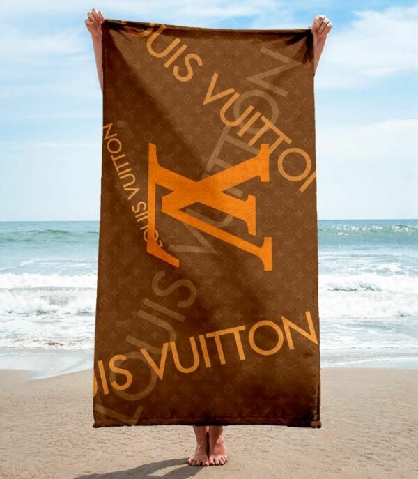 Louis Vuitton Beach Towel Soft Cotton Accessories Fashion Summer Item Luxury