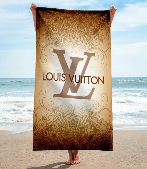 Louis Vuitton Beach Towel Summer Item Fashion Luxury Accessories Soft Cotton