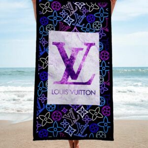 Louis Vuitton Beach Towel Summer Item Luxury Accessories Soft Cotton Fashion