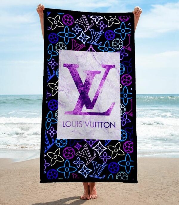 Louis Vuitton Beach Towel Summer Item Luxury Accessories Soft Cotton Fashion