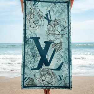 Lv Beach Towel Accessories Fashion Summer Item Soft Cotton Luxury