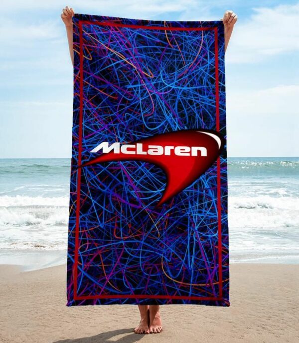 Mclaren Beach Towel Fashion Accessories Summer Item Soft Cotton Luxury