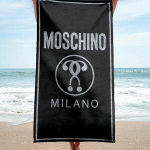 Moschino Beach Towel Accessories Luxury Soft Cotton Summer Item Fashion