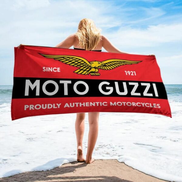 Moto Guzzi Beach Towel Accessories Luxury Fashion Soft Cotton Summer Item