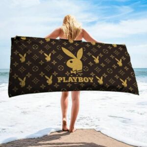 Playboy Beach Towel Soft Cotton Luxury Accessories Fashion Summer Item