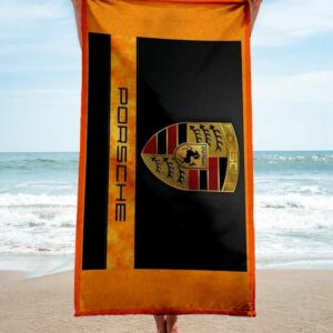 Porsche Ag Beach Towel Soft Cotton Summer Item Accessories Luxury Fashion