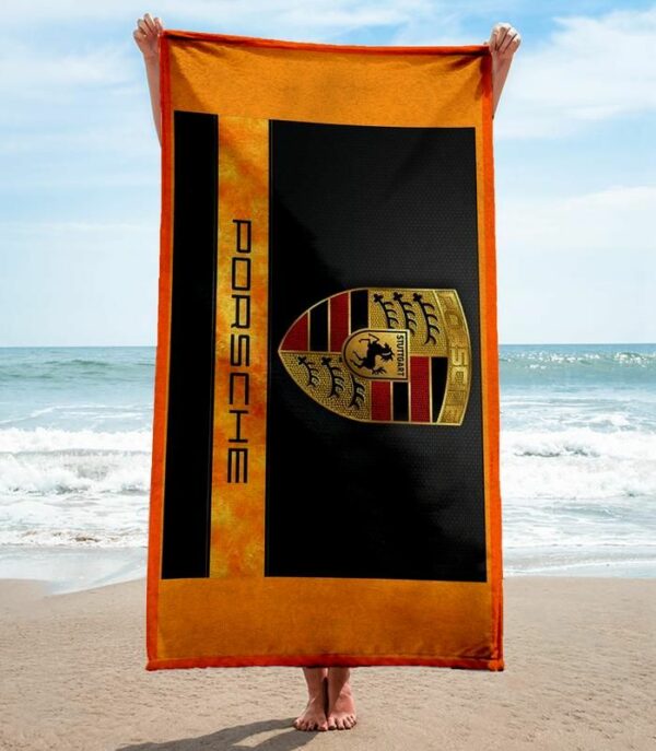 Porsche Ag Beach Towel Soft Cotton Summer Item Accessories Luxury Fashion