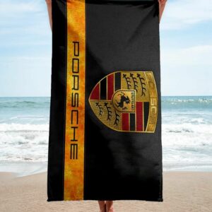 Porsche Ag Beach Towel Summer Item Luxury Fashion Soft Cotton Accessories