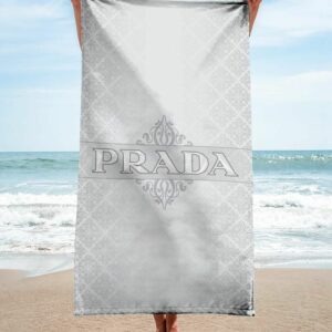 Prada Beach Towel Soft Cotton Accessories Fashion Summer Item Luxury