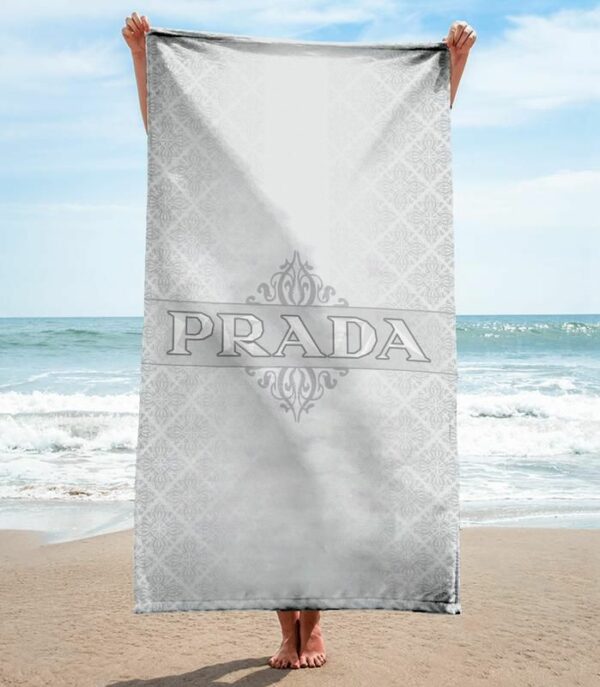 Prada Beach Towel Soft Cotton Accessories Fashion Summer Item Luxury