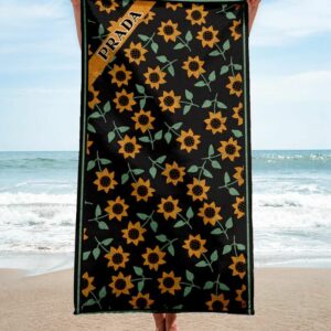 Prada Beach Towel Summer Item Soft Cotton Fashion Accessories Luxury