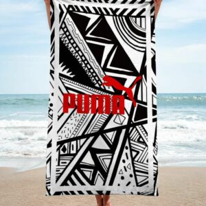 Puma Se Beach Towel Fashion Soft Cotton Luxury Summer Item Accessories