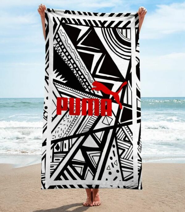 Puma Se Beach Towel Fashion Soft Cotton Luxury Summer Item Accessories