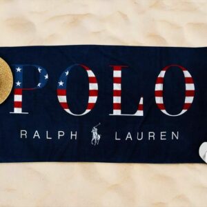 Ralph Lauren Corporation Beach Towel Summer Item Soft Cotton Luxury Fashion Accessories