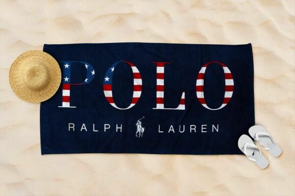 Ralph Lauren Corporation Beach Towel Summer Item Soft Cotton Luxury Fashion Accessories