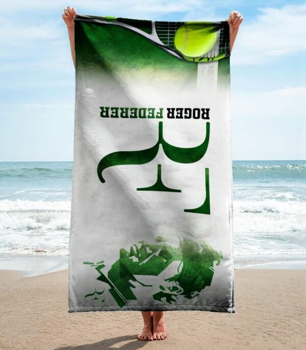 Roger Federer Beach Towel Fashion Soft Cotton Summer Item Luxury Accessories