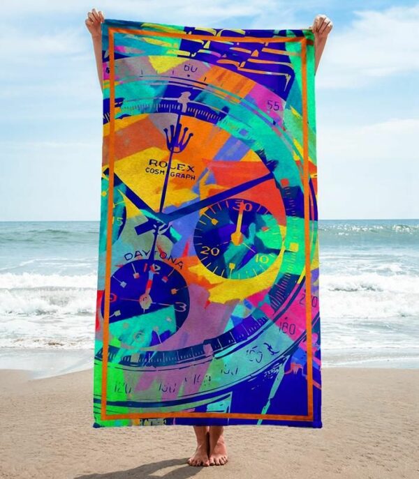 Rolex Beach Towel Summer Item Luxury Accessories Soft Cotton Fashion