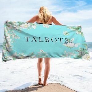 Talbots Beach Towel Accessories Summer Item Soft Cotton Luxury Fashion