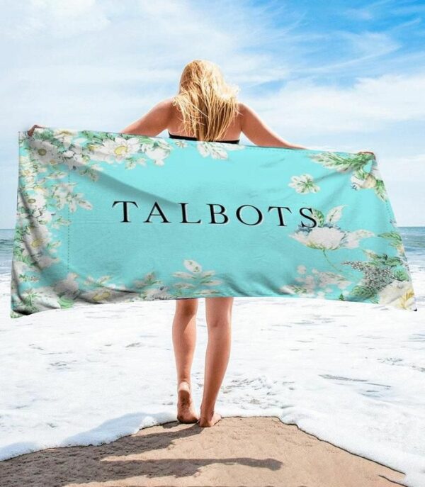 Talbots Beach Towel Accessories Summer Item Soft Cotton Luxury Fashion