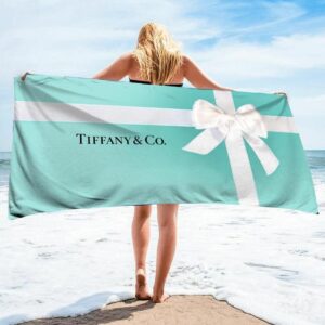 Tiffany And Co Beach Towel Soft Cotton Accessories Summer Item Fashion Luxury