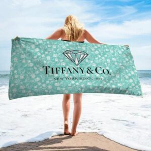 Tiffany & Co. Beach Towel Summer Item Accessories Fashion Luxury Soft Cotton