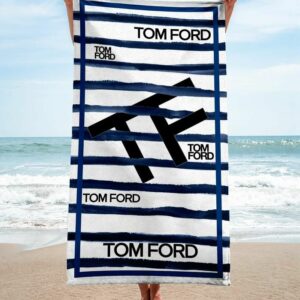 Tom Ford Beach Towel Accessories Luxury Fashion Summer Item Soft Cotton