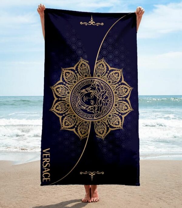 Versace Beach Towel Accessories Fashion Luxury Soft Cotton Summer Item