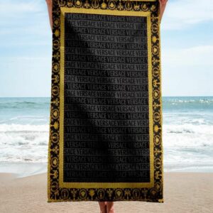 Versace Beach Towel Accessories Fashion Summer Item Soft Cotton Luxury