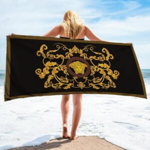 Versace Beach Towel Accessories Summer Item Soft Cotton Luxury Fashion