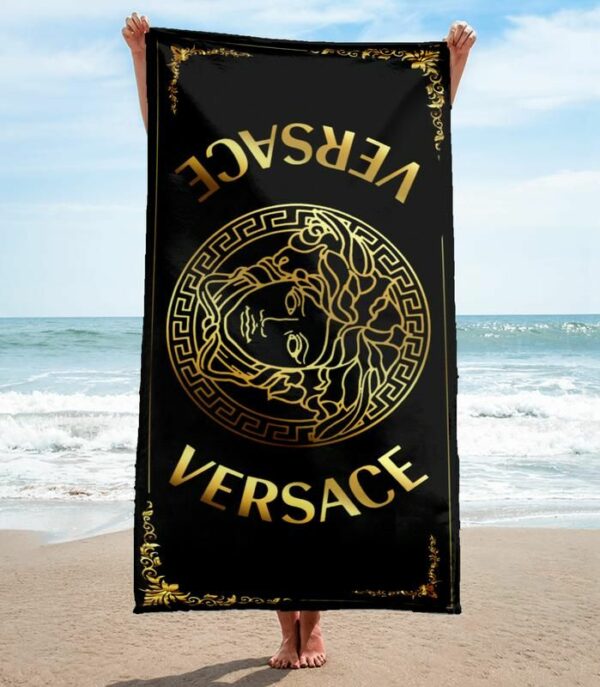 Versace Beach Towel Luxury Accessories Fashion Soft Cotton Summer Item