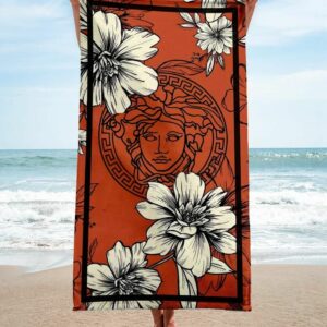 Versace Beach Towel Soft Cotton Fashion Accessories Luxury Summer Item