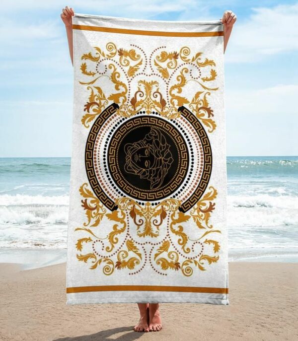 Versace Beach Towel Soft Cotton Fashion Accessories Summer Item Luxury