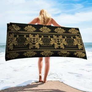 Versace Beach Towel Soft Cotton Luxury Fashion Accessories Summer Item