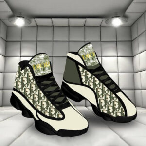 Dior Moss Green Air Jordan 13 Fashion Sneakers Luxury Trending Shoes