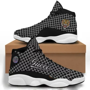New Gucci Tiger Black Air Jordan 13 Luxury Sneakers Trending Fashion Shoes