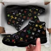 Retro Louis Vuitton Black LV Air Jordan 13 Luxury Fashion Sneakers Trending Shoes