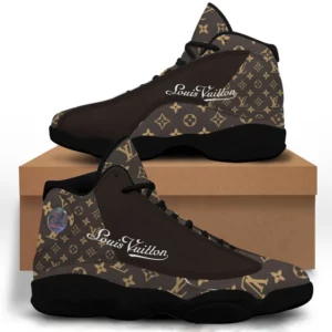 New Louis Vuitton LV Brown Air Jordan 13 Sneakers Fashion Shoes Trending Luxury