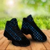 New Louis Vuitton Cyan Neon Black LV  Air Jordan 13 Sneakers Fashion Trending Shoes Luxury