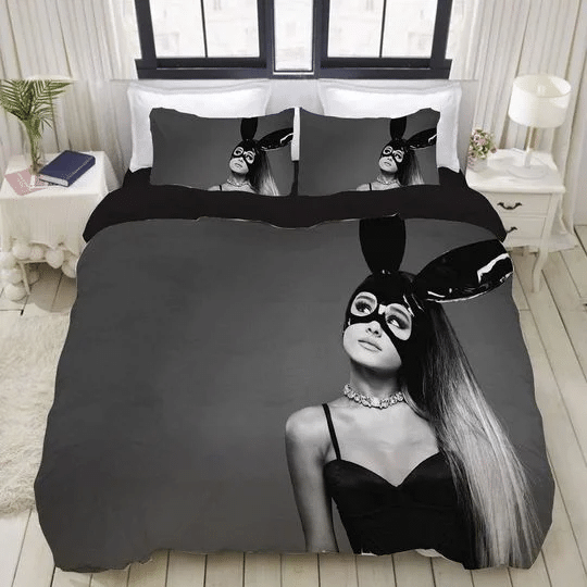 Ariana Grande Logo Brand Bedding Set Luxury Bedroom Bedspread Home Decor