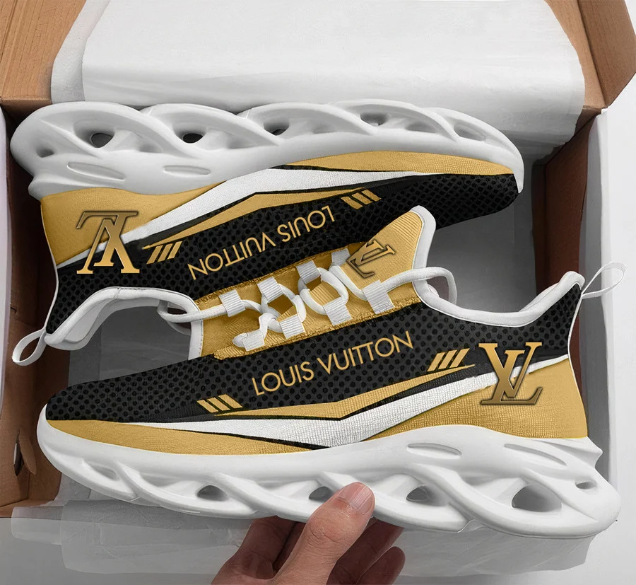 Louis vuitton yellow max soul shoes sneakers luxury fashion