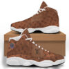 New Louis Vuitton Paris Light Brown Air Jordan 13 Fashion Shoes Luxury Sneakers Trending