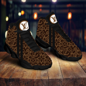 Louis Vuitton Brown Air Jordan 13 Shoes Trending Sneakers Luxury Fashion