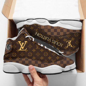 Louis Vuitton Brown Air Jordan 13 Trending Shoes Fashion Luxury Sneakers