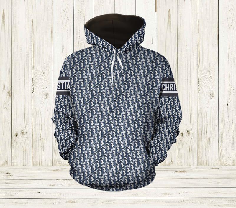 Dior Blue Type 1118 Luxury Hoodie Fashion Brand Outfit